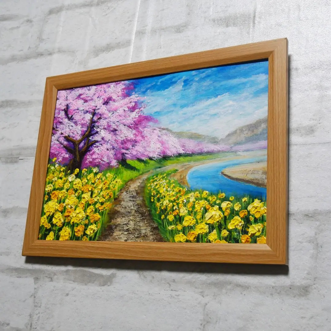 Oil painting Oil painting Oil painting Painting [Early spring cherry blossoms]