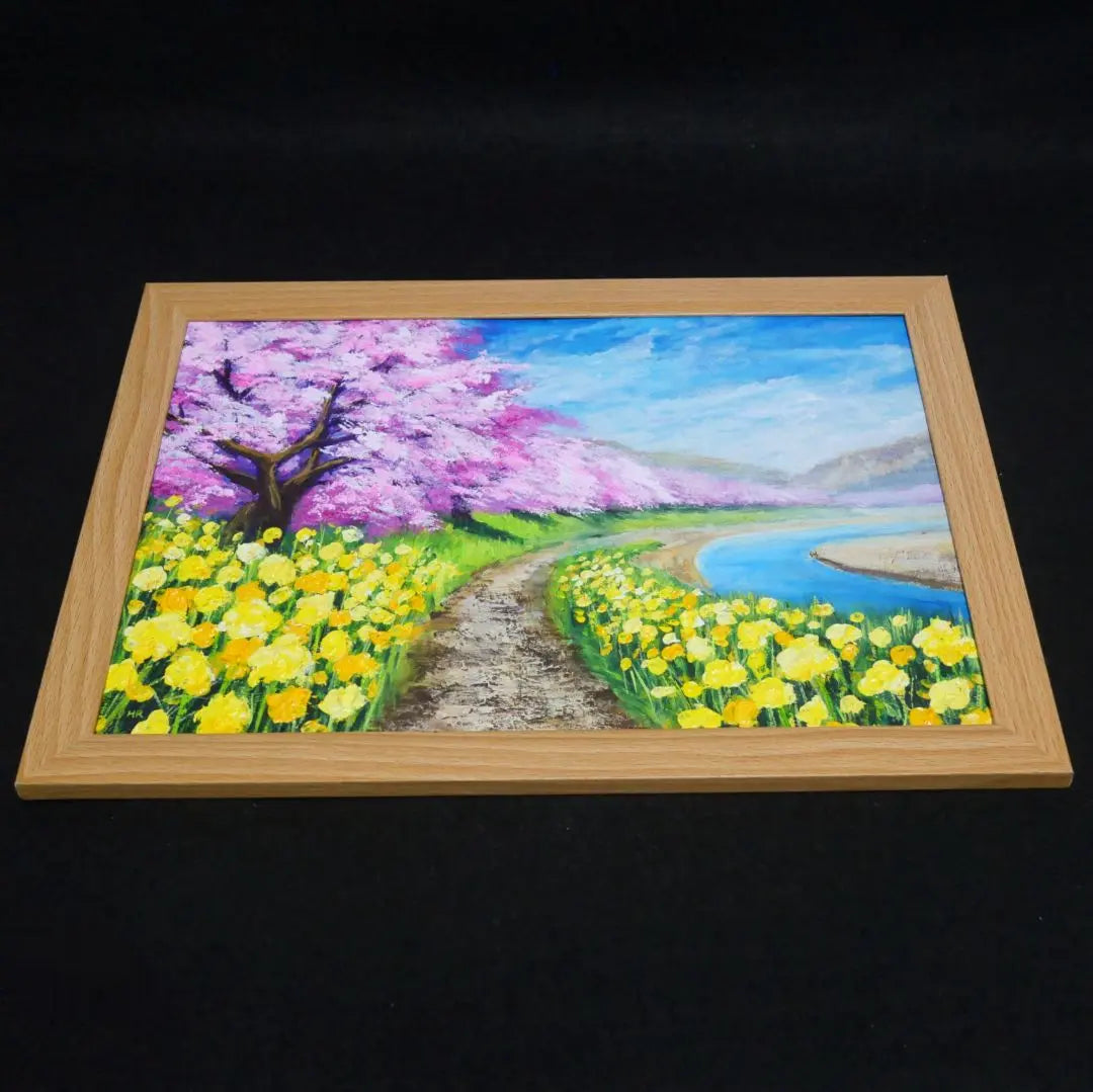 Oil painting Oil painting Oil painting Painting [Early spring cherry blossoms]