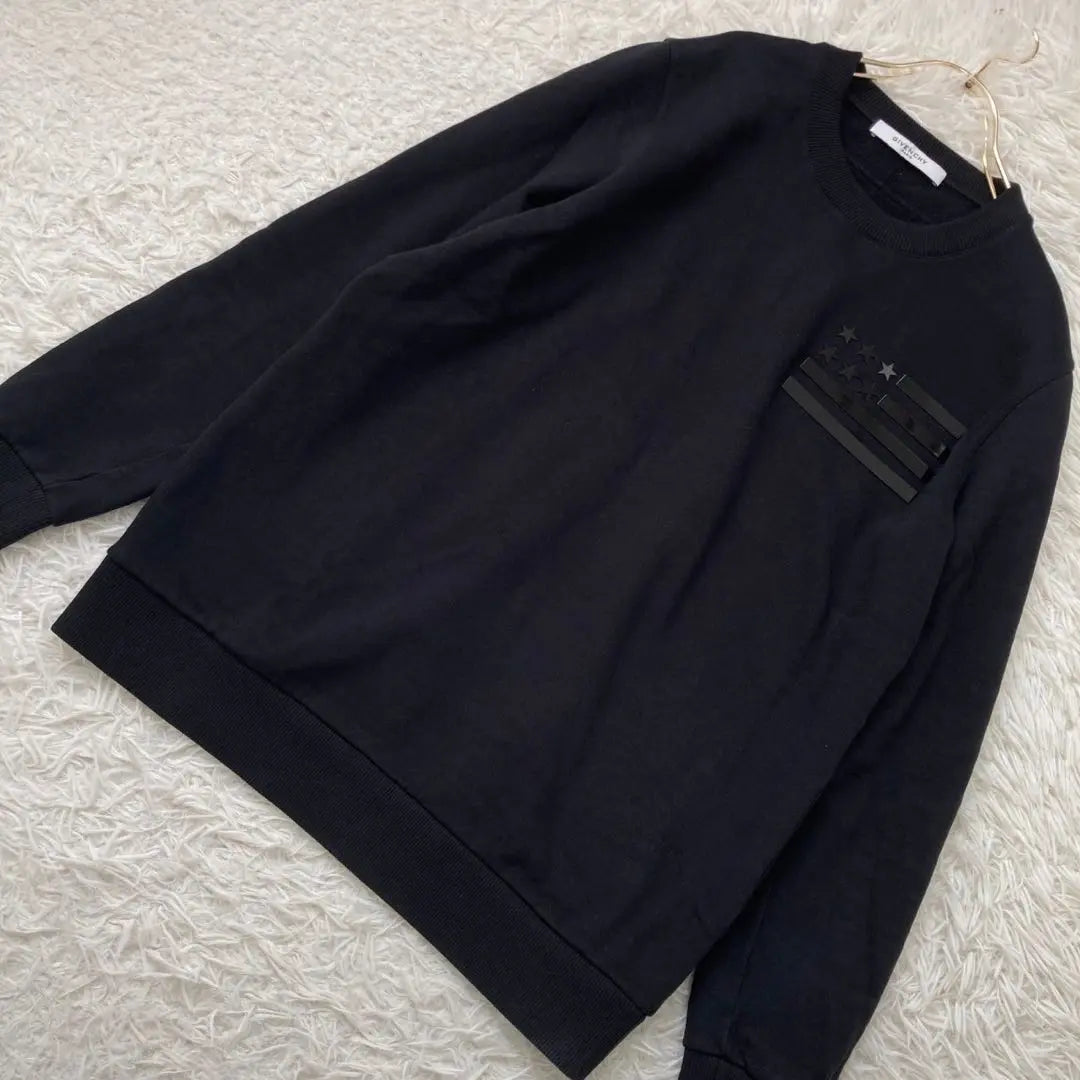 GIVENCHY One Point Sweatshirt Black XS Star Casual