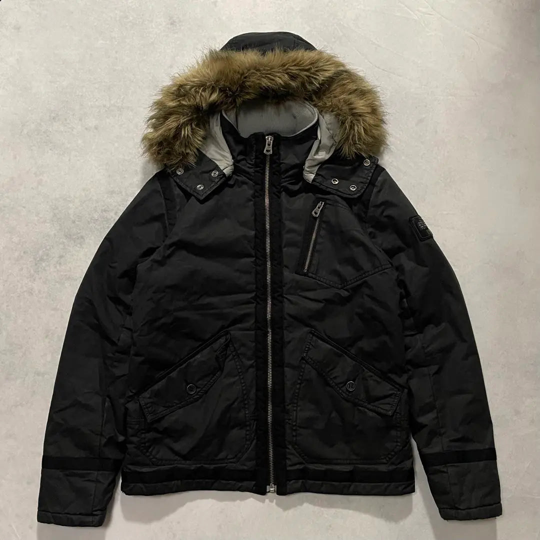 archive DIESEL type N-2B fur jacket y2k