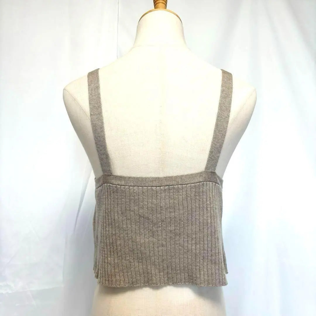 [Nearly unused] KBF Knit Camisole Short length Beige