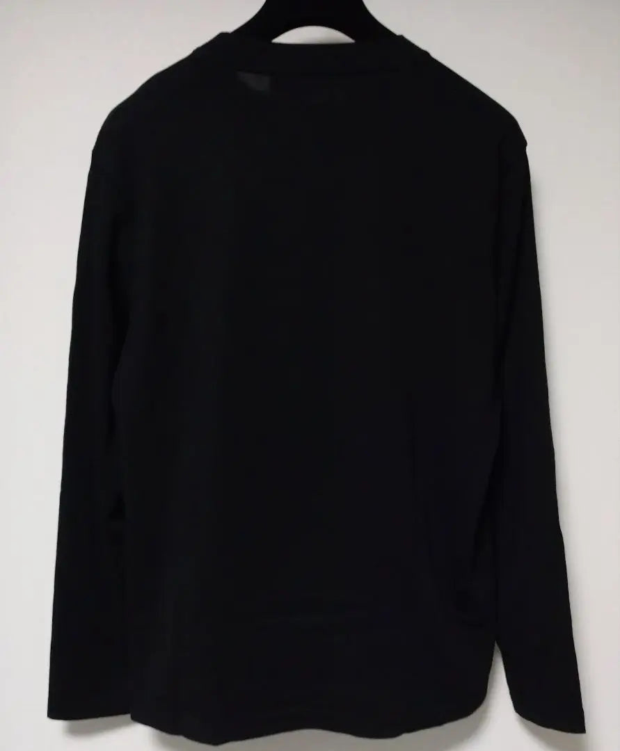 Balenciaga long sleeve cut and sew lowercase logo black S