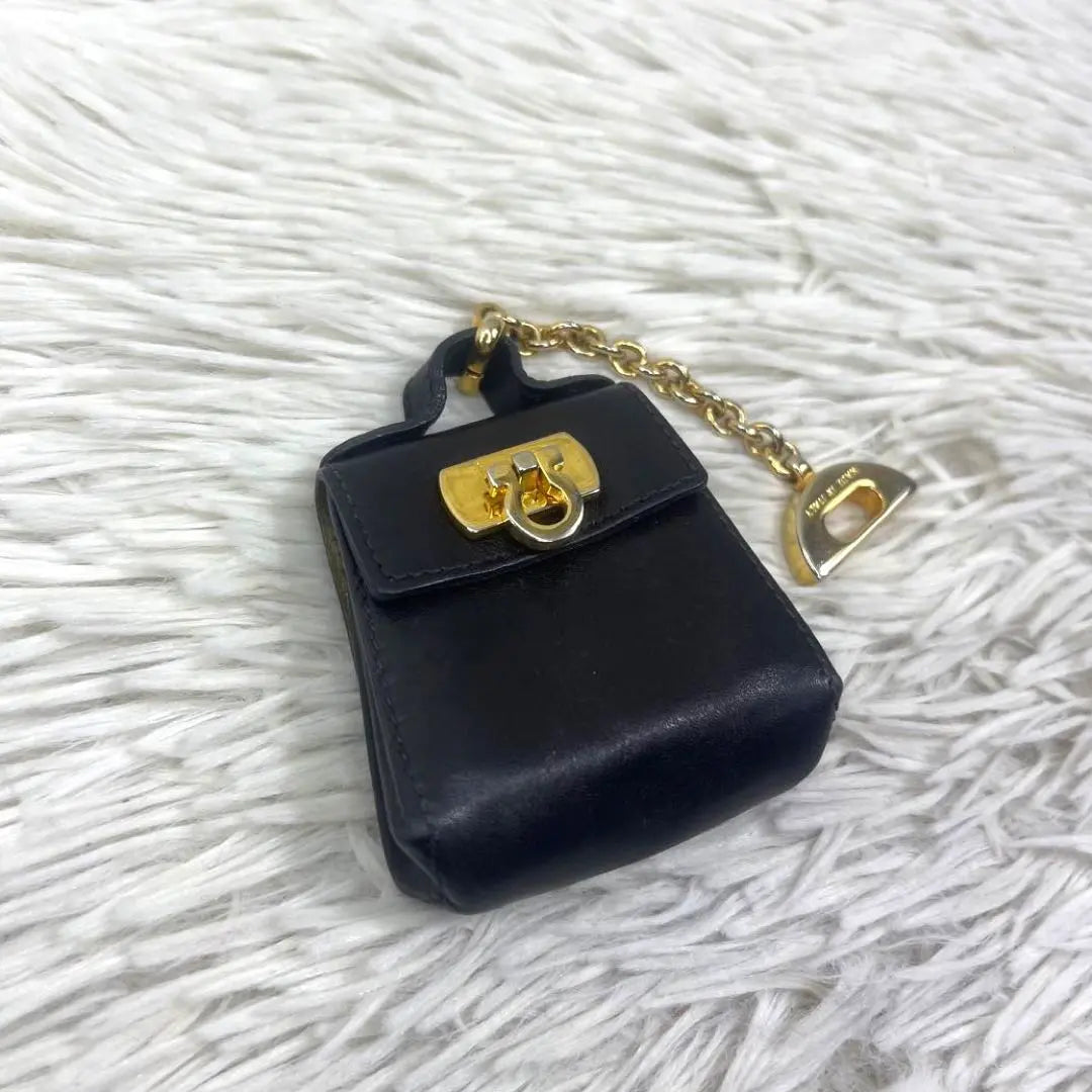 Salvatore Ferragamo Keychain Key Charm Gancini