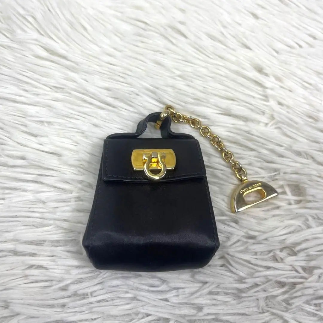 Salvatore Ferragamo Keychain Key Charm Gancini