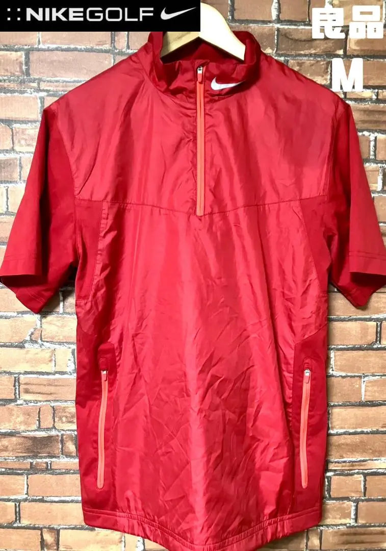 [Until 24 hours/anonymous delivery] Good condition Nike Golf Men's Short Sleeve Jacket M size