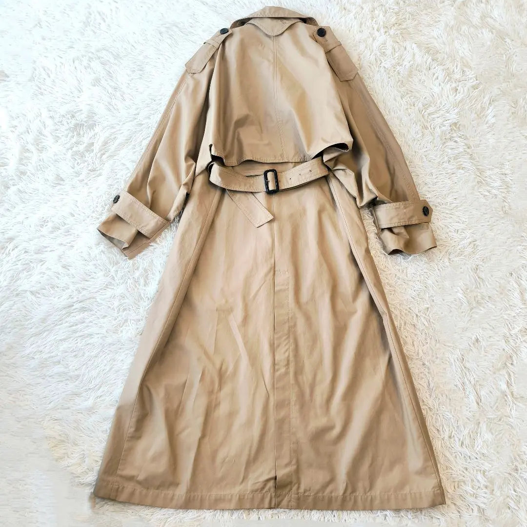 [Unused] Rouge Vif Rouge Vif Deformed Trench Coat Maxi Length