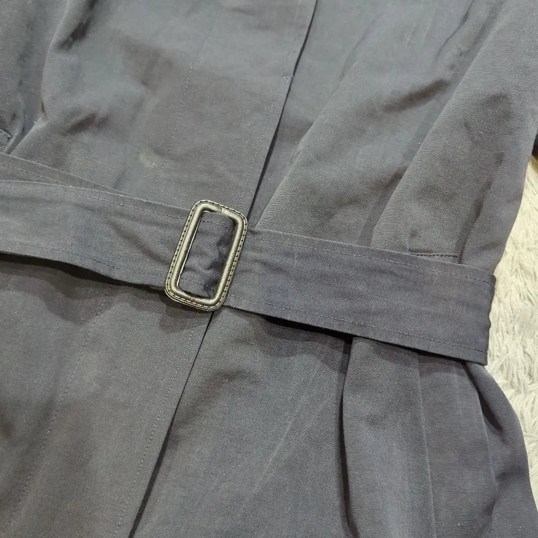 a1621 Owlspale Oldspale [M] Navy Trench Coat