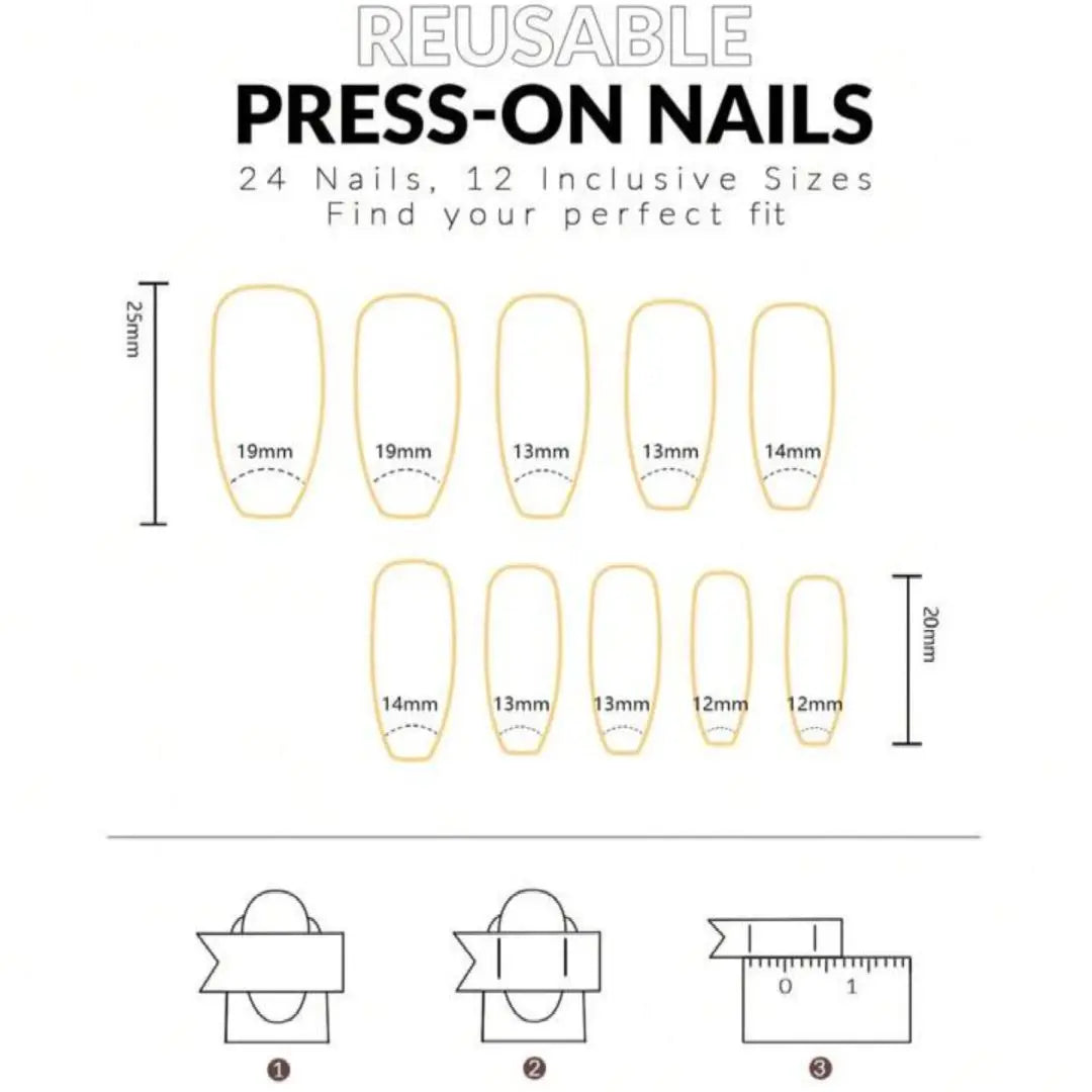 SHEIN Nail Tip 3-piece set