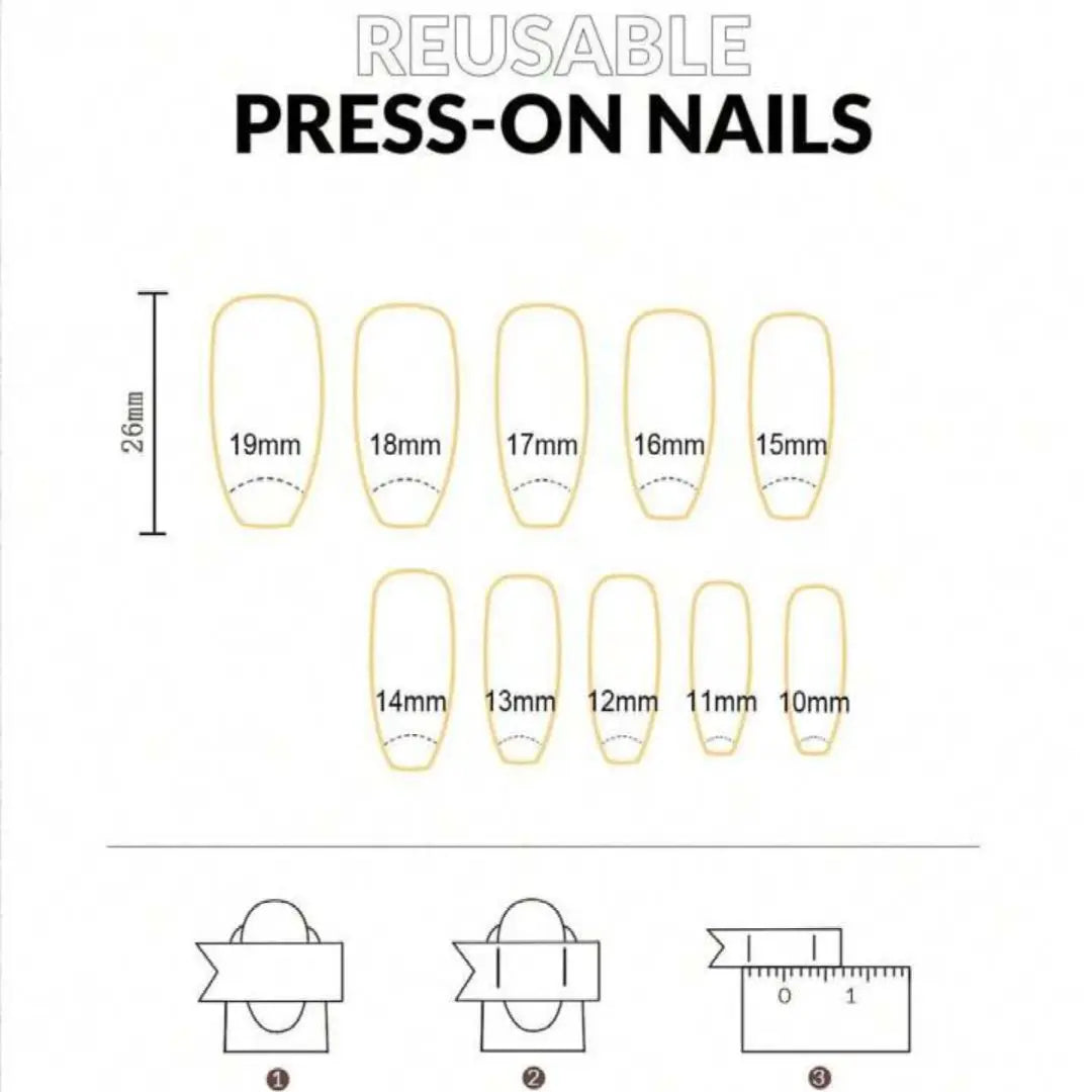 SHEIN Nail Tip 3-piece set