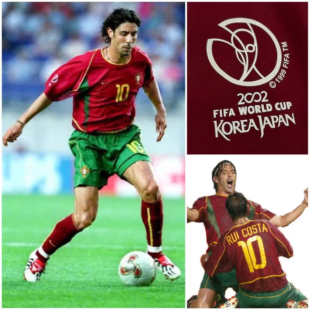 [Auténtico] Copa Mundial 2002 Selección de Portugal Rui Costa XL Nike