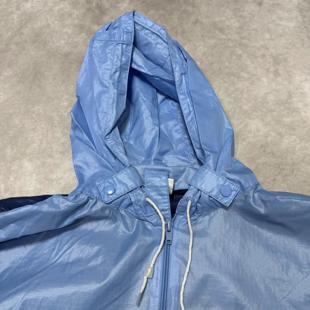 90s Puma Anorak Hoodie Light Blue L Nylon Jacket