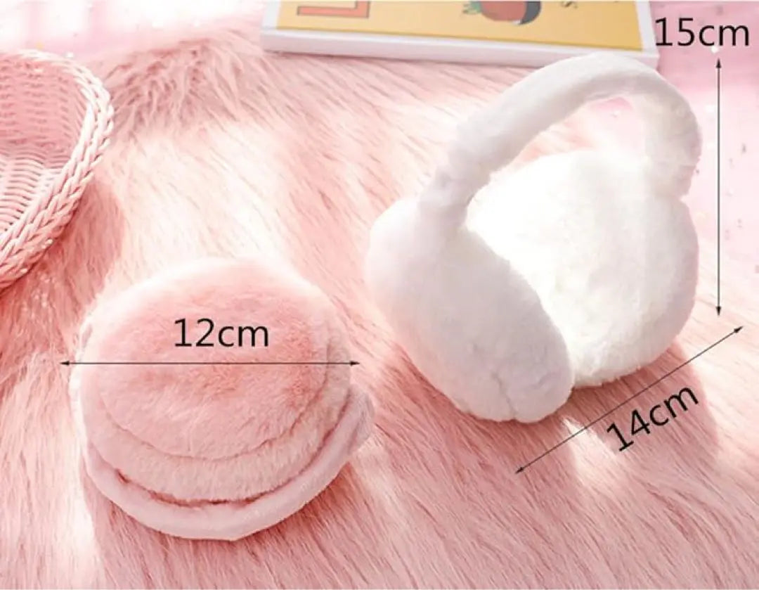 ✨Immediate purchase OK✨ Earmuffs for women, cold protection, foldable, length adjustable | ✨即購入OK✨ イヤーマフ レディース 防寒 耳当て 折りたたみ式 長さ調整可