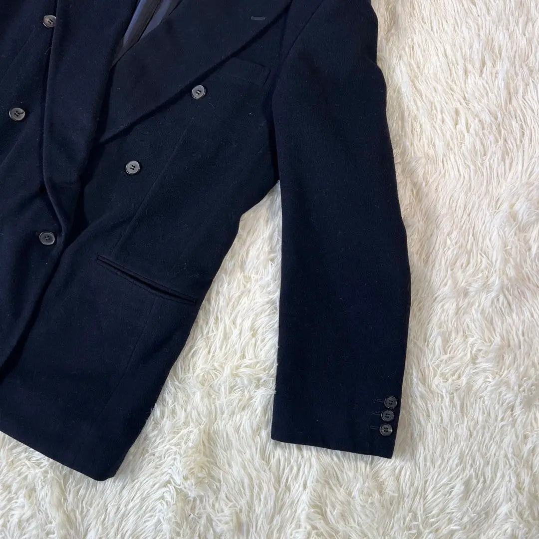 ☆Good condition Renoma oversized double tailored jacket blazer navy blue