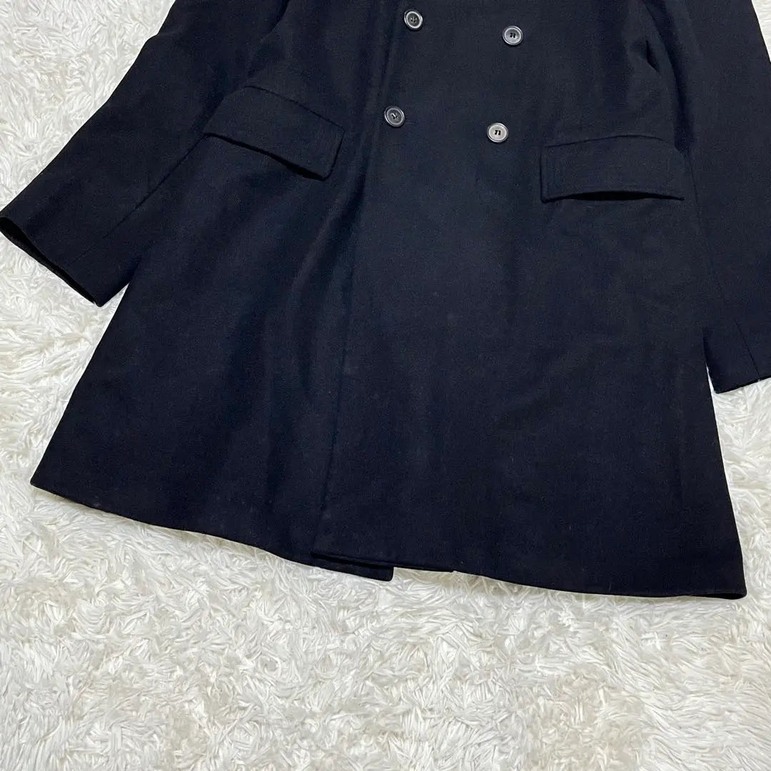 [Good condition] APA Sé trench coat Melton wool Black Made in France | 【美品】アーペーセー　トレンチコート　メルトンウール　ブラック　フランス製