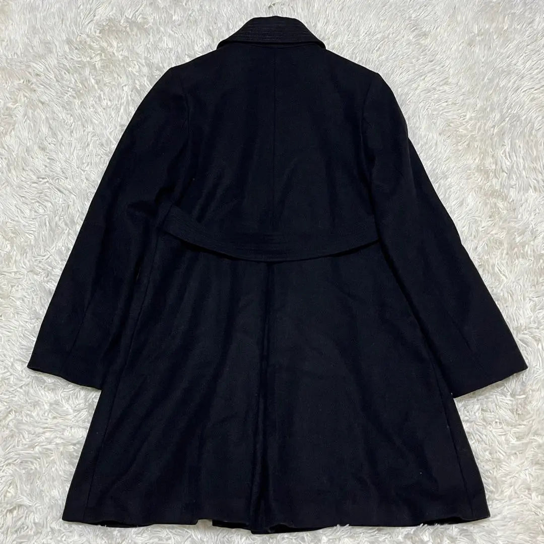 [Good condition] APA Sé trench coat Melton wool Black Made in France | 【美品】アーペーセー　トレンチコート　メルトンウール　ブラック　フランス製