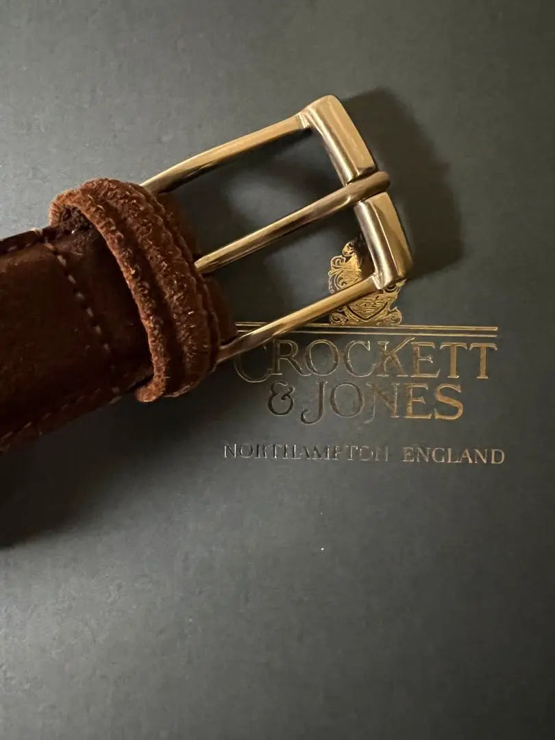 Crockett & Jones Suede Belt 34 | CROCKETT & JONES スエードベルト 34