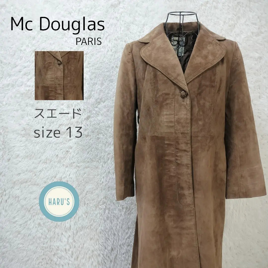 [With translation] Mc Douglas suede leather long coat size 13☆