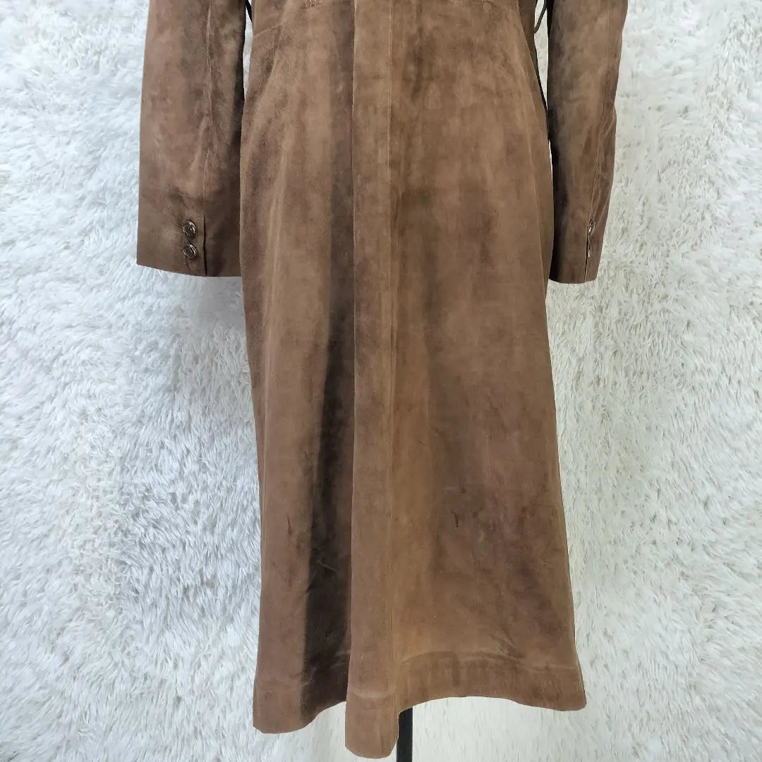 [With translation] Mc Douglas suede leather long coat size 13☆