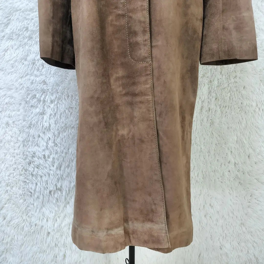 [With translation] Mc Douglas suede leather long coat size 13☆