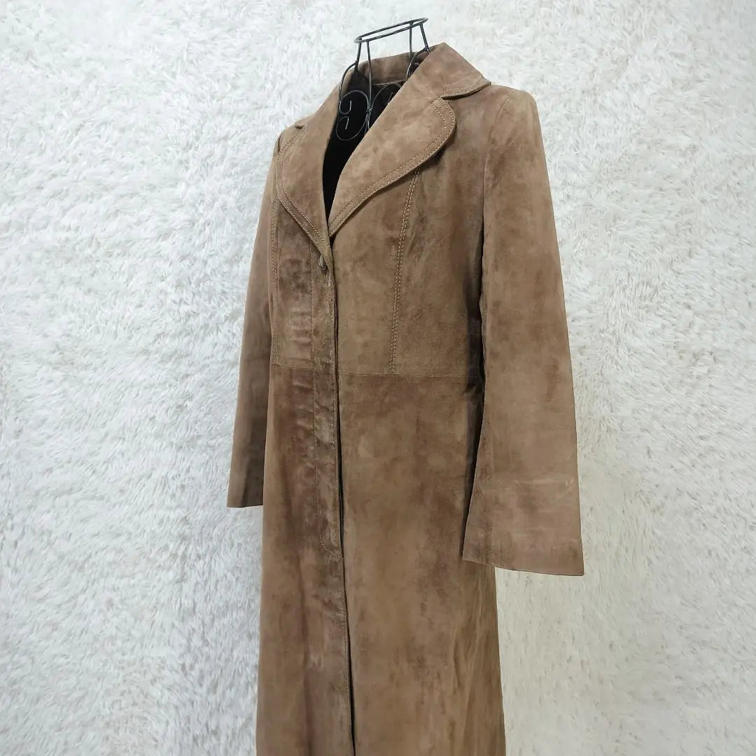 [With translation] Mc Douglas suede leather long coat size 13☆