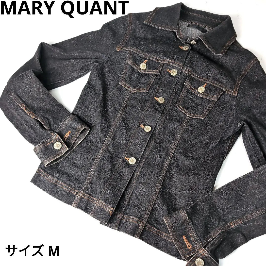 MARY QUANT Chaqueta vaquera gris oscuro Talla M Ajustada