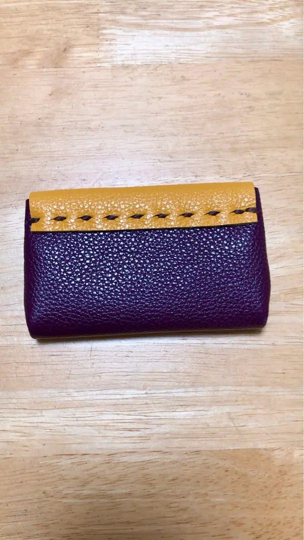 Handmade genuine leather business card holder card case