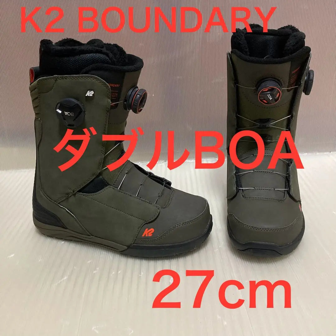 K2 BOUNDARY 27cm Double BOA Boa