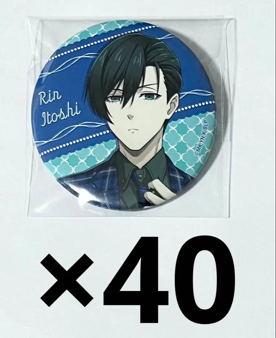 Blue Rock Bruro Itoshi Rin Dress Code Can Badge 40 Pieces