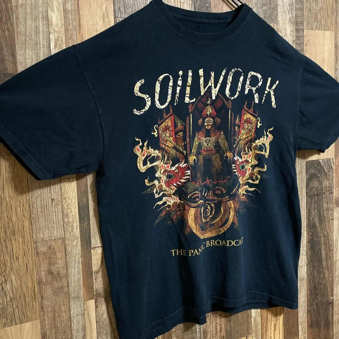 Soilwork Death Metal Band Van T-shirt Men's USA Vintage Short Sleeve T-shirt