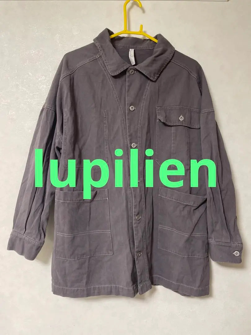 [Good condition] lupilien denim jacket charcoal gray