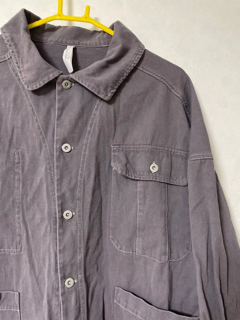 [Good condition] lupilien denim jacket charcoal gray