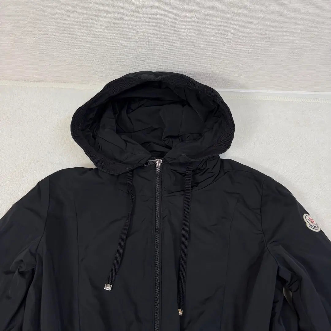 ☆ Extra beautiful goods ☆ MONCLER TOPAZ A Lin Nylon Coat Black Black