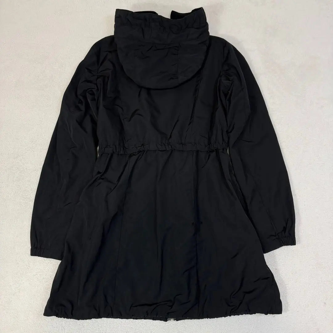 ☆ Extra beautiful goods ☆ MONCLER TOPAZ A Lin Nylon Coat Black Black