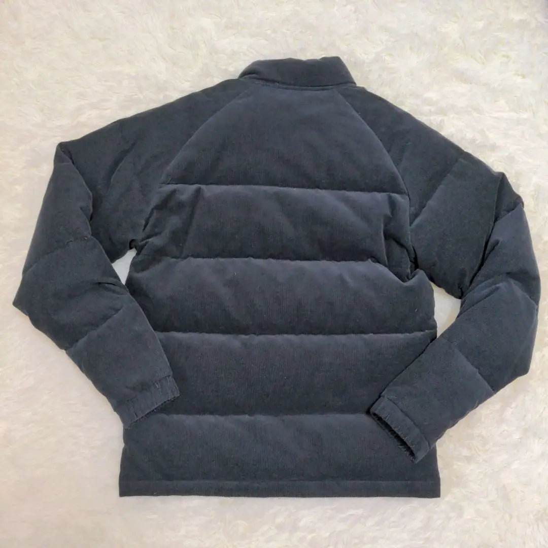 Hide and Seek Down Jacket Corduroy Black M Logo