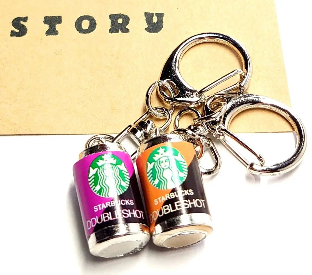 Accessories Starbucks Keychain Purple Orange Story S136