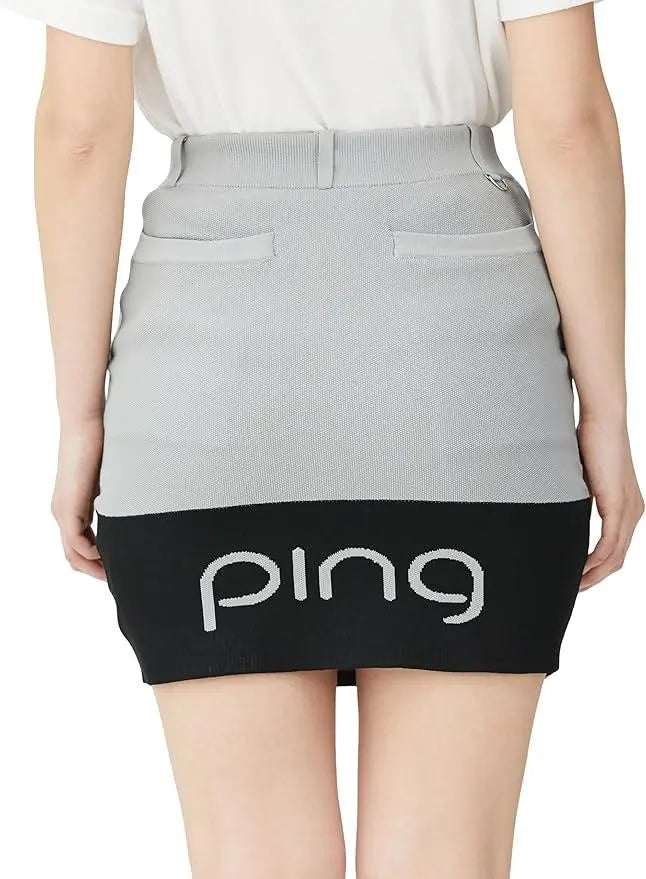 PING Kanoko Aminit Skirt Women's L Size Gray