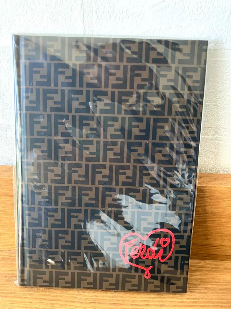 Fendi notebook with sticker, unused