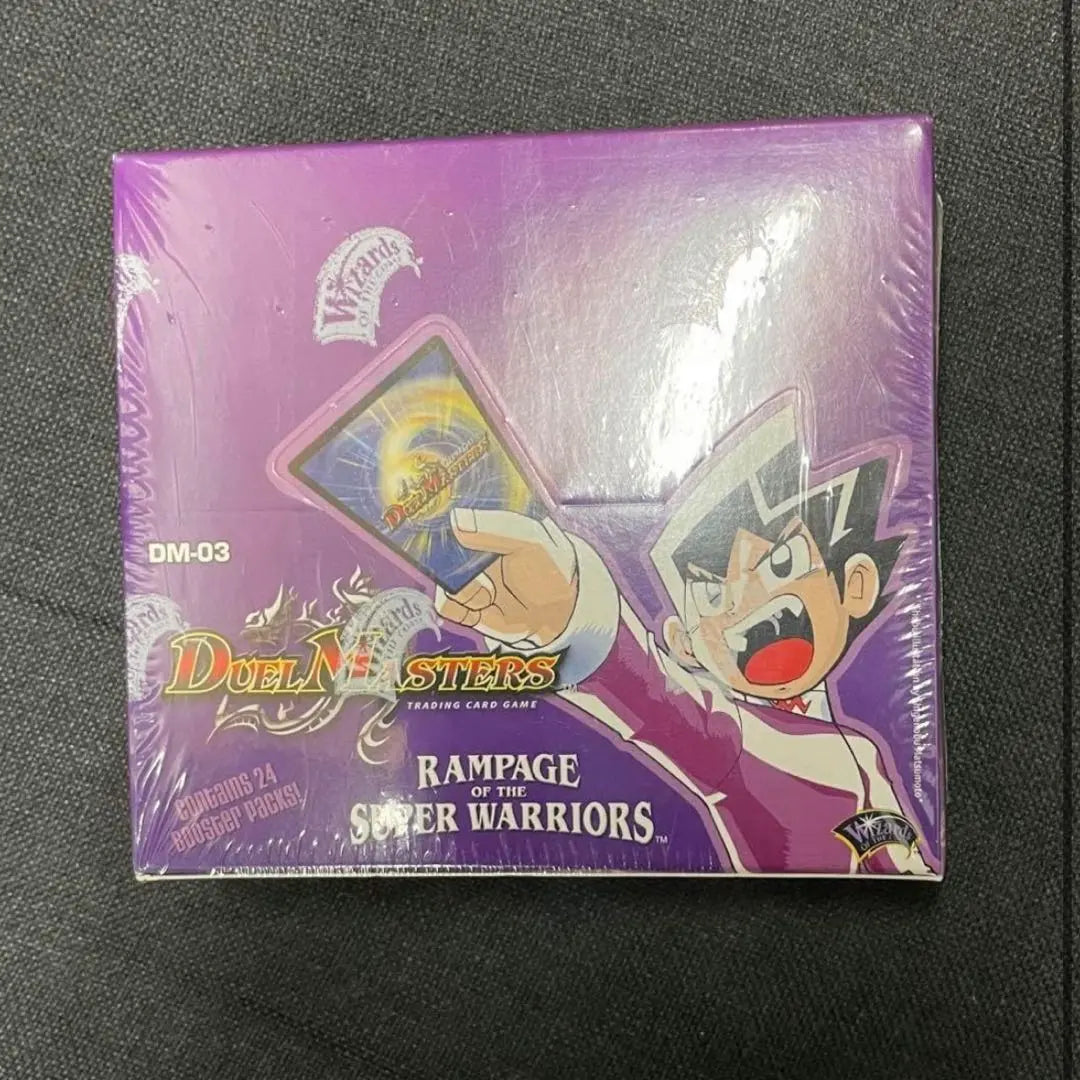 Caja de refuerzo sin abrir de 24 sobres de Duel Masters DM-03 versión en inglés