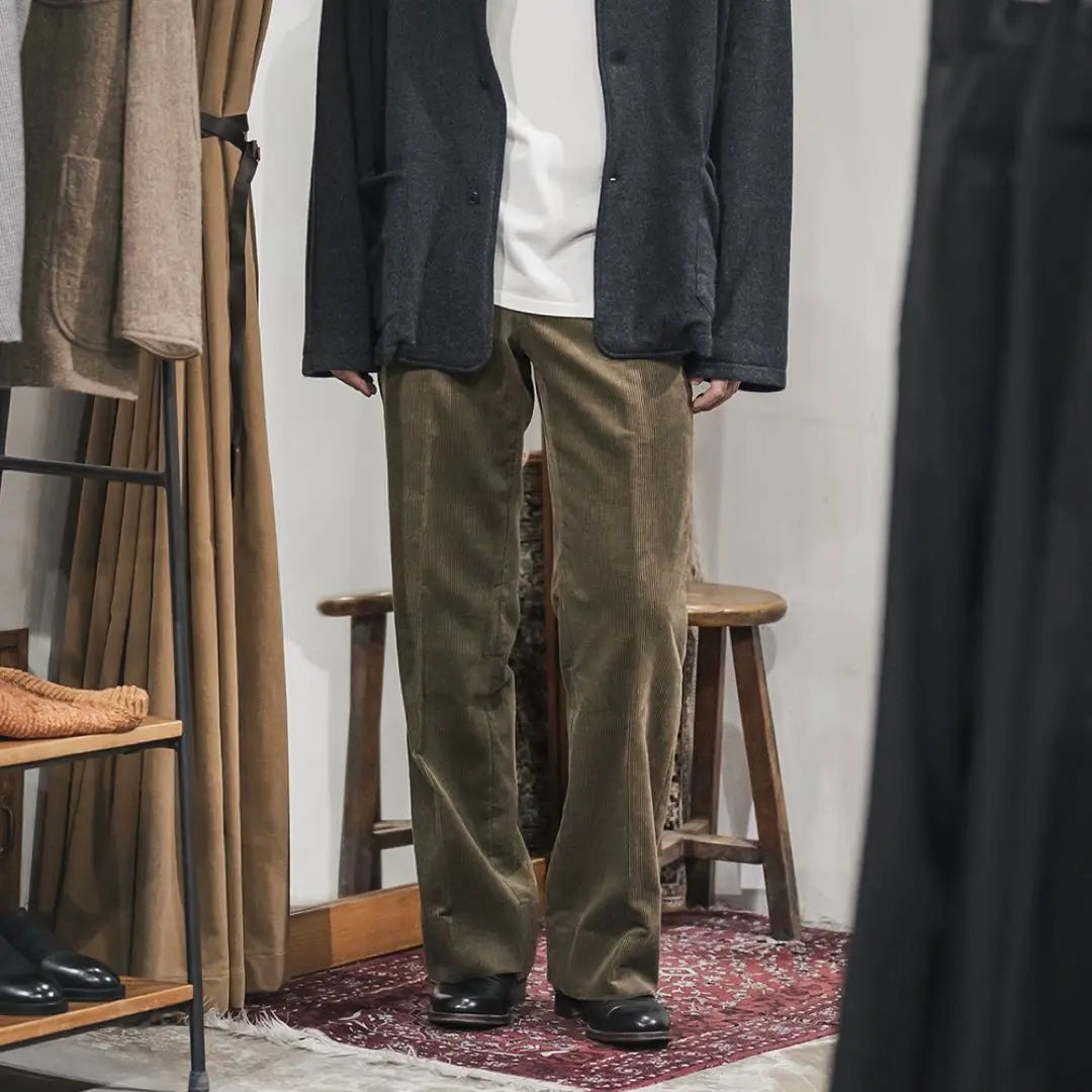 [New and unused] COMOLI Corduroy Piped Stem Pants Size 1