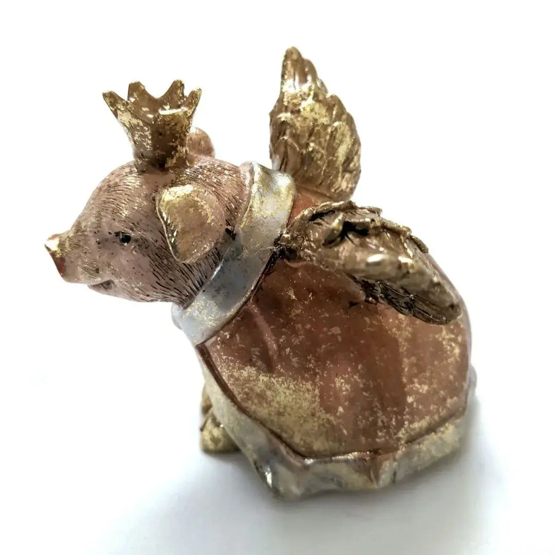 Pig figurine Angel Crown Pig New