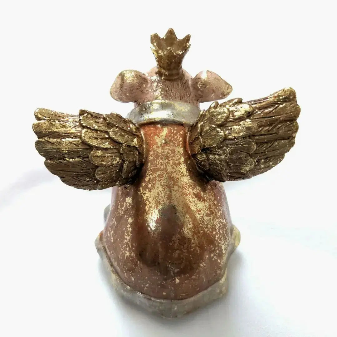 Pig figurine Angel Crown Pig New