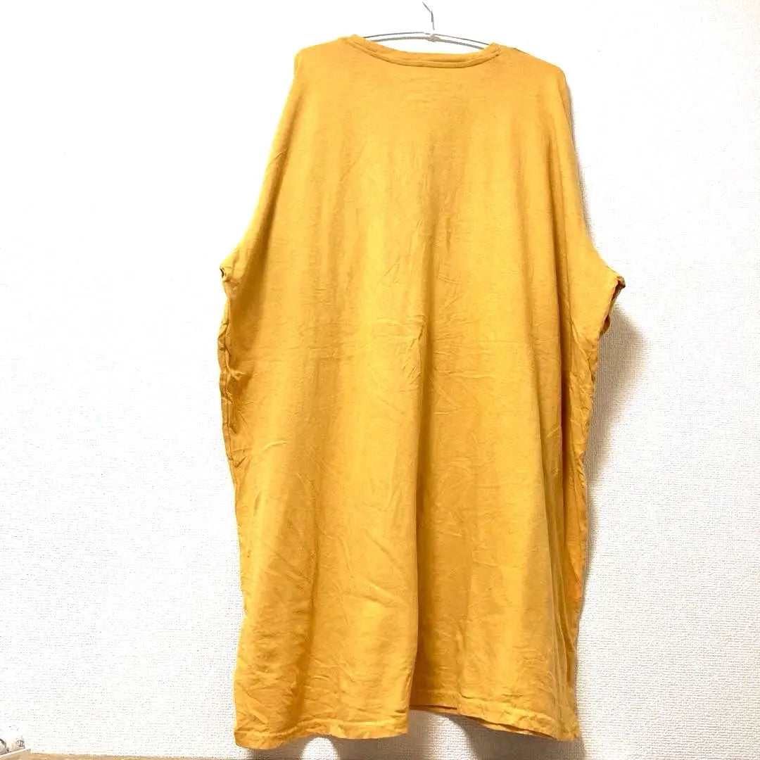 Camiseta de hombre de ropa vieja Afro IZZY &amp; LIV Yellow 3XL