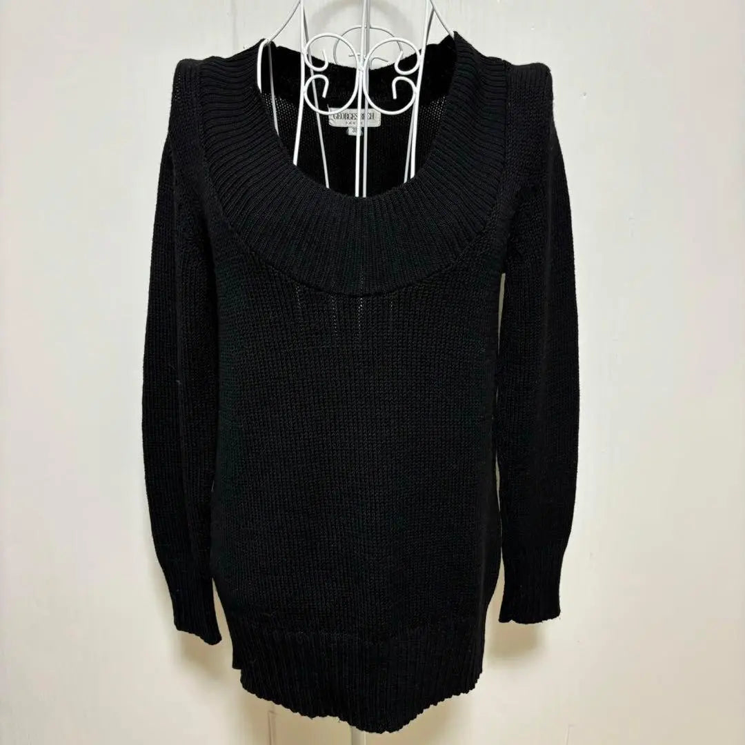 ⚫︎Jersey de punto estilo túnica GEORGES RECH PARIS (38) Lana