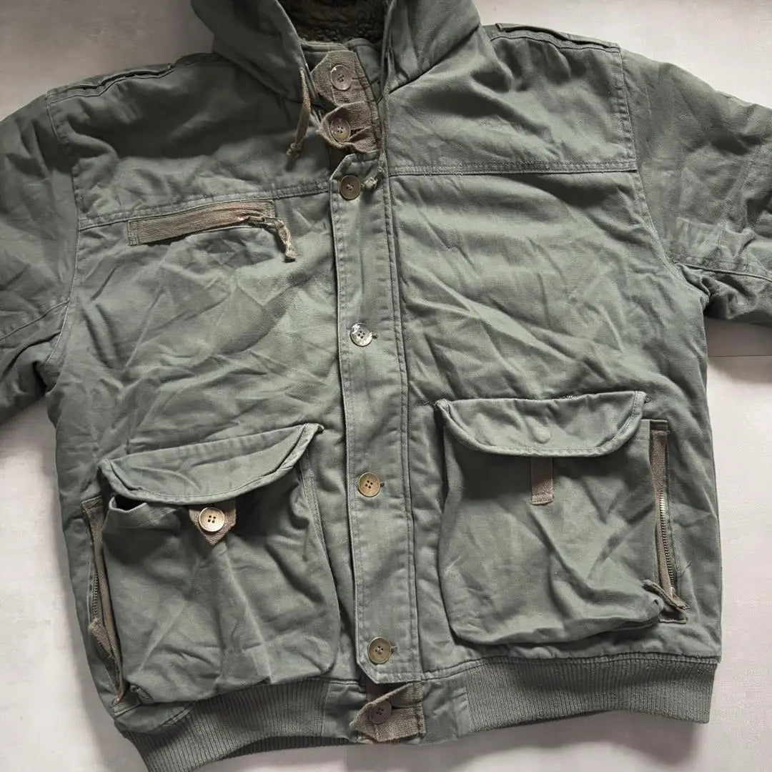 Superb 90s - vintage military jacket active jacket green