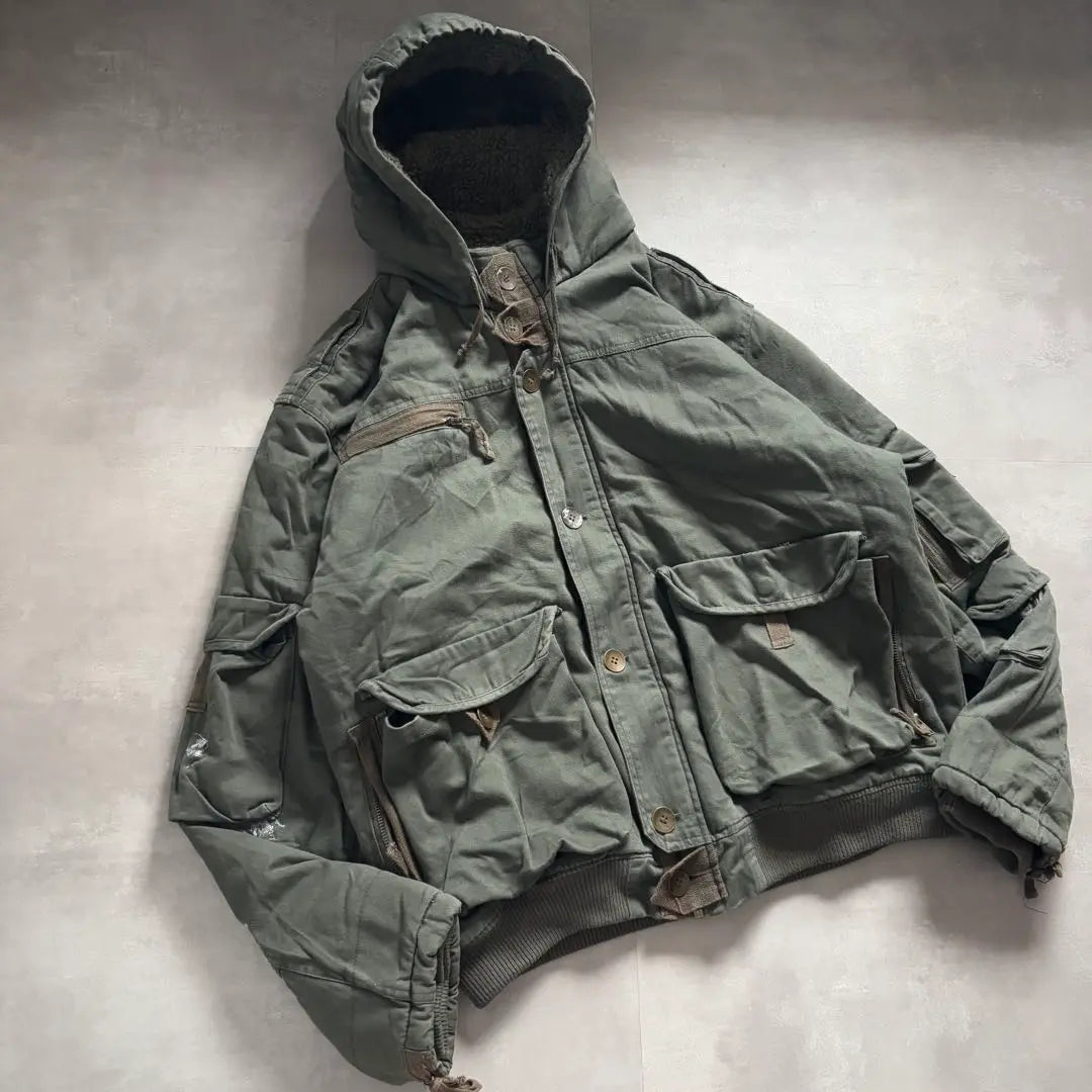 Superb 90s - vintage military jacket active jacket green