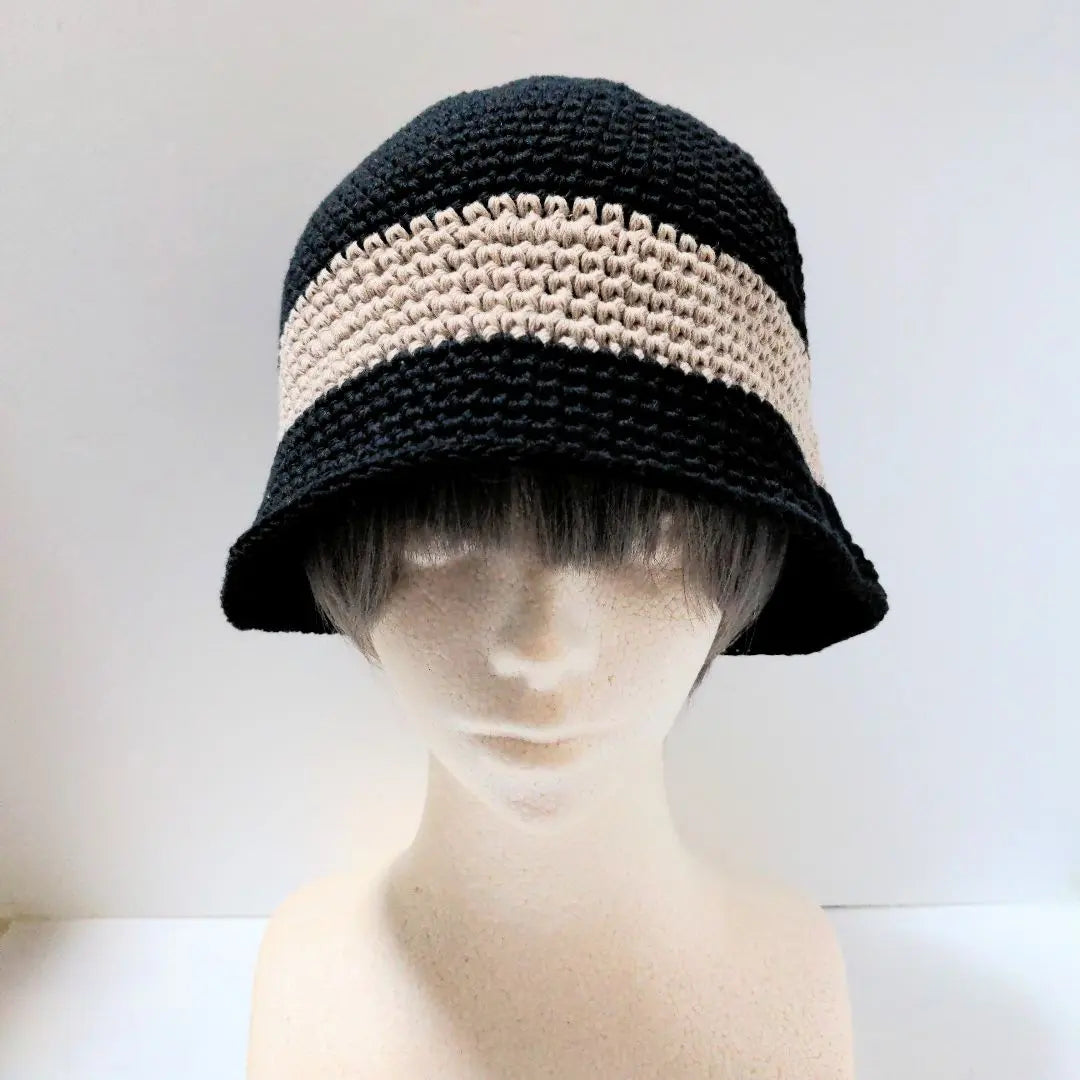 Crusher hat bucket hat crochet hat large size korean cotton hat