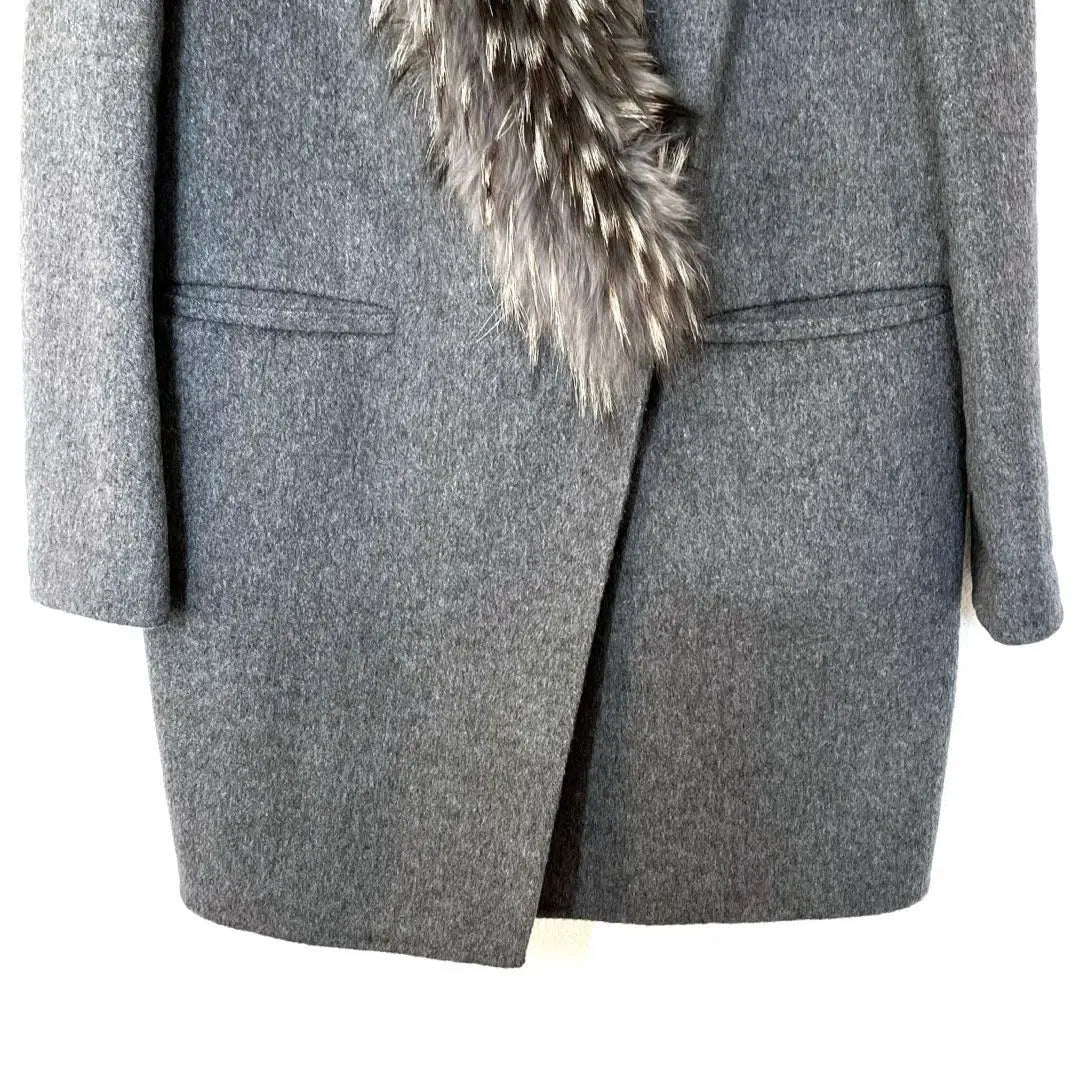 Noble French made SAM-RONE Fin Raccoon Fur Coat