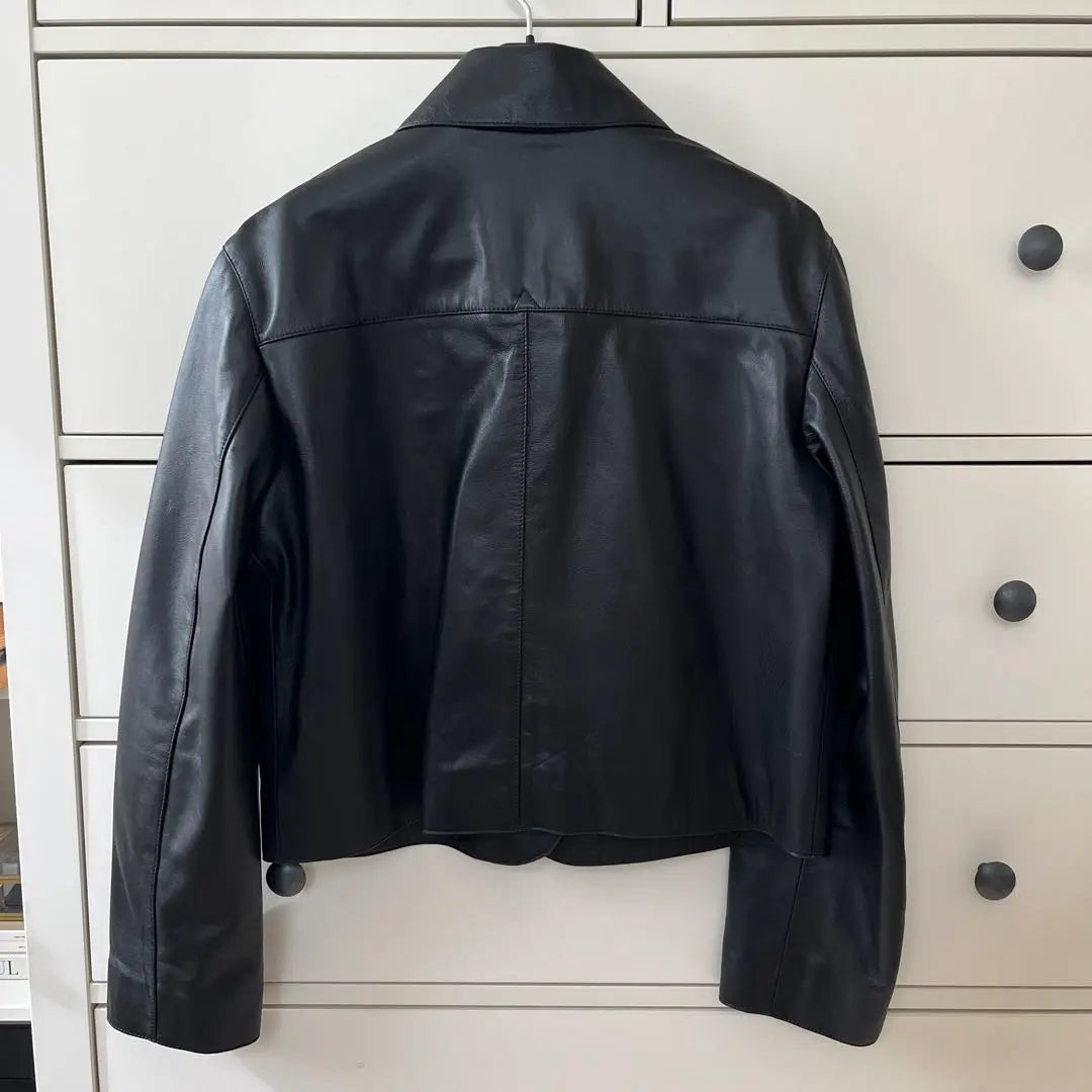 Massimo Dutti Nappa Leather Jacket S Size