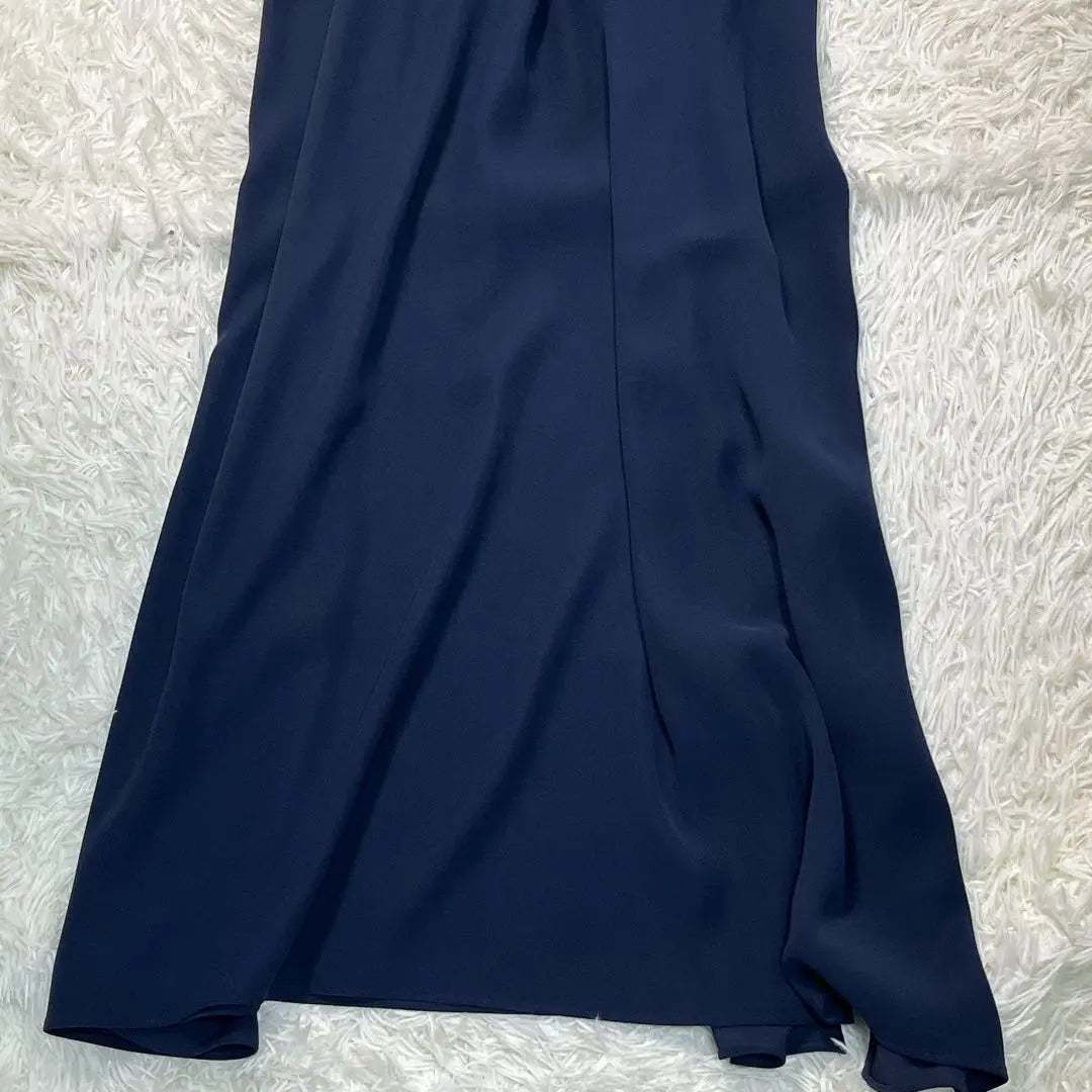 [Good condition] YOKO CHAN Sleeveless Ruffled Trim Dress 36