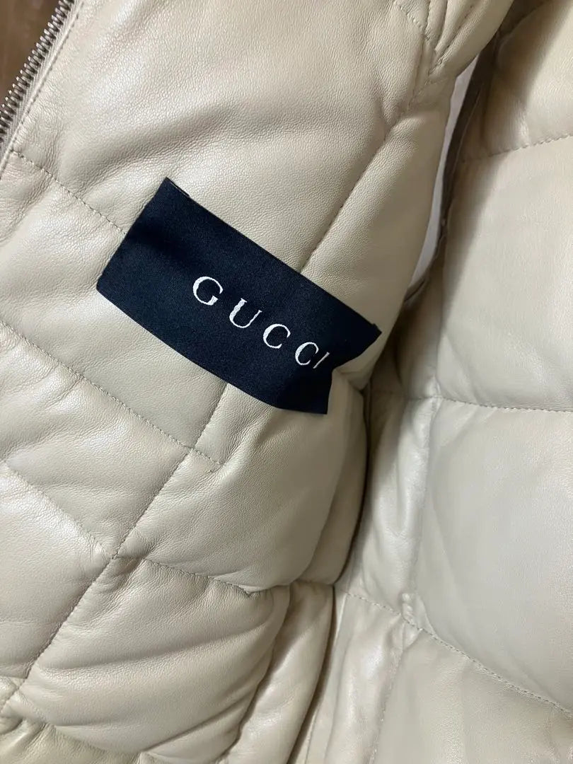 GUCCI Swede Down Best Beige Gucci | GUCCI スウェード ダウンベスト ベージュ グッチ